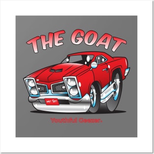 The Goat Cartoon Car Toon Posters and Art